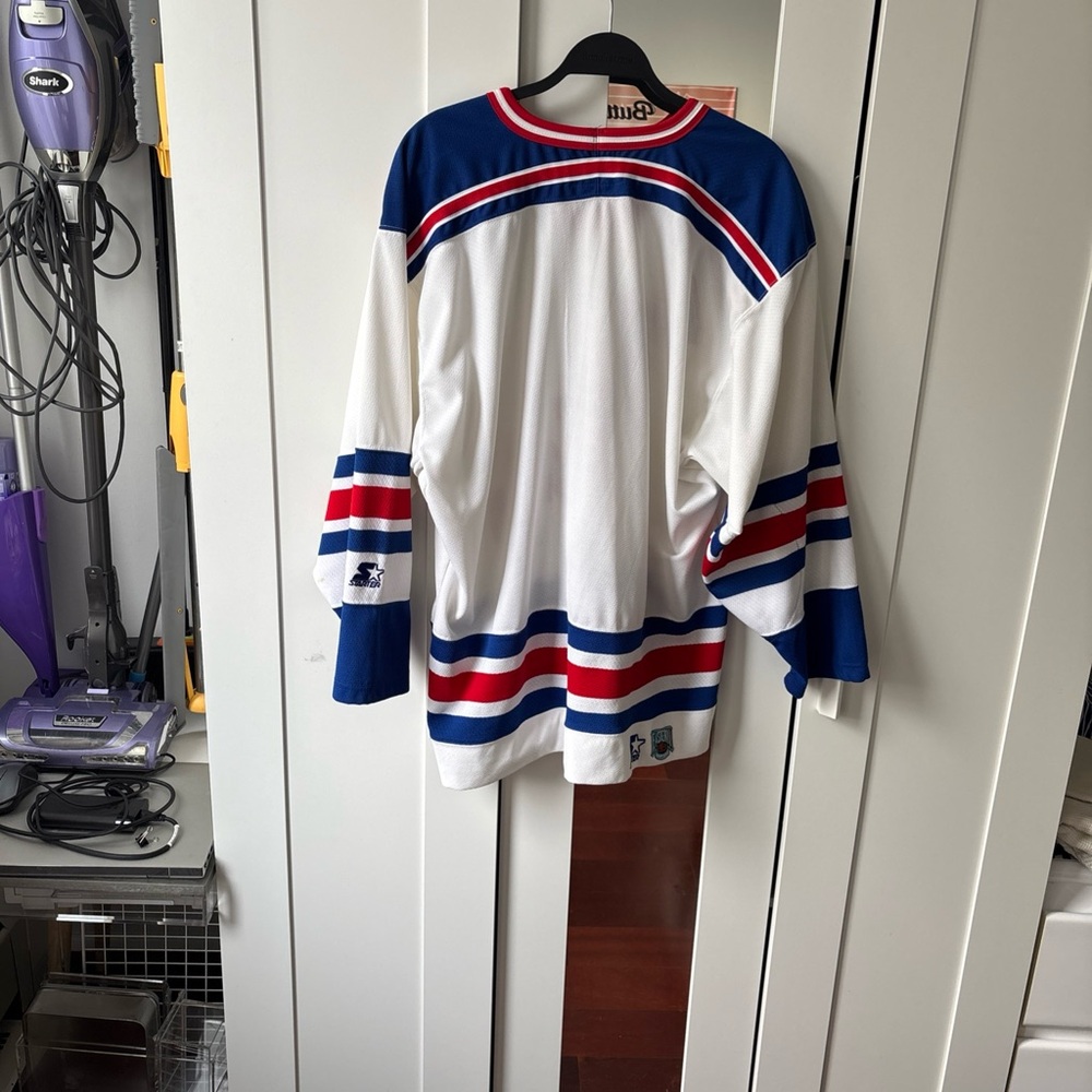Men’s Starter New York Rangers Jersey XL White Eastern Conference - Picture 10 of 12